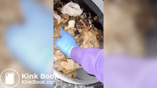 Vomit for worthless human toilet shit whore