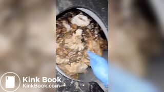 Vomit for worthless human toilet shit whore