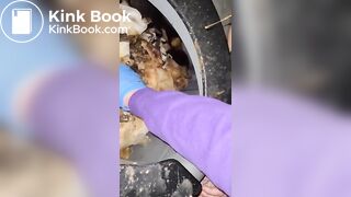 Vomit for worthless human toilet shit whore