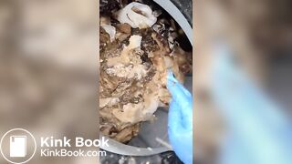 Vomit for worthless human toilet shit whore