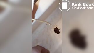 Stepping in my own fresh shit in my bathtub