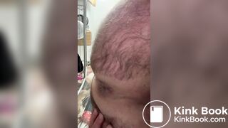 Shit on toilet with precum