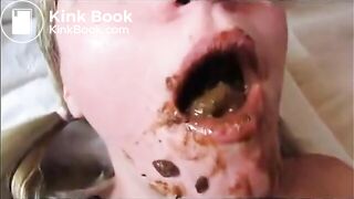 Girlfriend eat shit