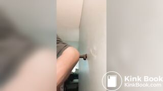 CLEANING OFF A SHITTY DOMINANT BOTTOMS DILDO