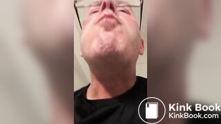 Eat own shit - " Scat, puke, piss and cum"