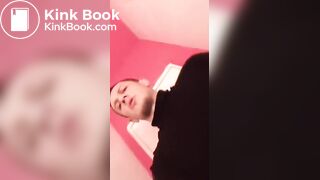 Tattooed Guy Shitting and Pissing