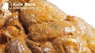 gay solo scat closeup dump