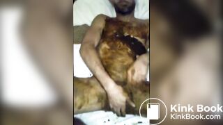 smearing & eating shit