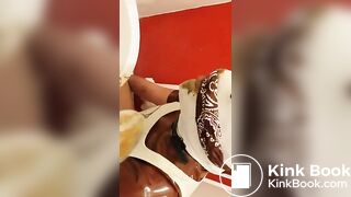 How to feed a scat slut!