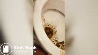 How to feed a scat slut!