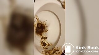 How to feed a scat slut!