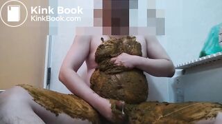 a chubby guys shit wanking compilation