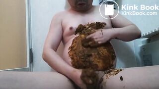 a chubby guys shit wanking compilation