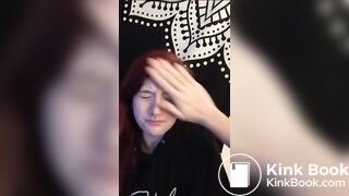 Stupid ginger bitch slapped and spit on