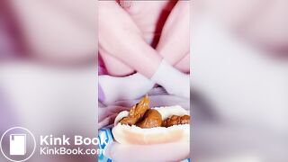 The first bite eat shit scat sexandcandy18