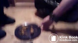 His dinner is served!