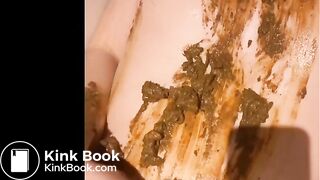 twink scat piss smear bathtub