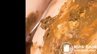 twink scat piss smear bathtub