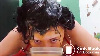 INSANE CAM GIRL SWALLOW SCAT ENEMA VOMIT