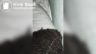 I waken her by urinating on her lovely curly hair