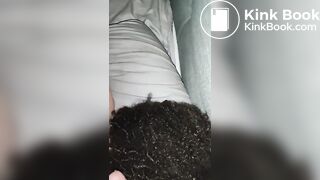 I waken her by urinating on her lovely curly hair