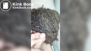 I waken her by urinating on her lovely curly hair