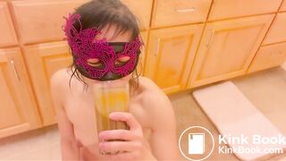 Slave Drinks Shit And Piss Shake