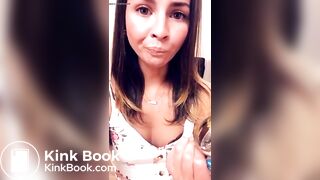 Lex Licking Her Buttplug Clean and Swallowing