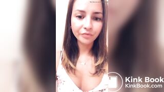 Lex Licking Her Buttplug Clean and Swallowing