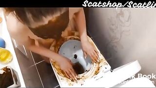 She’s the full package toilet scat lover