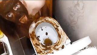 She’s the full package toilet scat lover