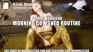 Brooke Maddison Morning Cowshed Routine in Cowshit