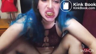 Elle aime avaler sa propre merde