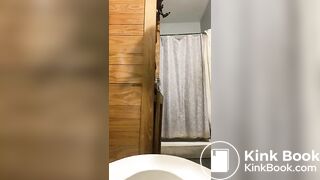 Black man scats on camera