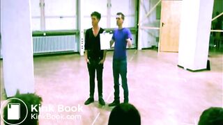 performance art:  guy shits on stage