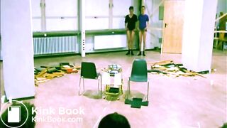 performance art:  guy shits on stage