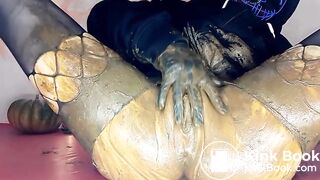 Masked Teen Scat Anal Masturbation