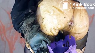 Masked Teen Scat Anal Masturbation