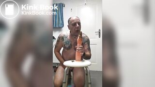 Saarsissyfranka eat ouwn scatDildo Play and sca