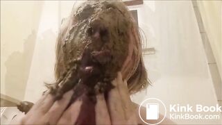 shit facial compilation (44 scenes)