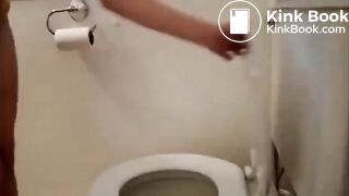 Gorgeous Goddess Struggles To Take a Shit