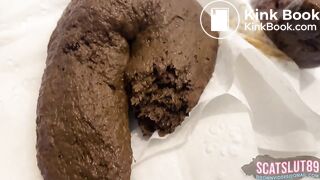 Chubby Trans Babe Clogs the Toilet Again