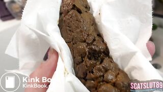 Chubby Trans Babe Clogs the Toilet Again