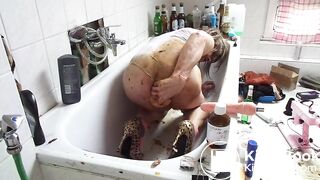 fette perverse Sau allein zu Haus