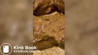 Yummy food for my tummy xxx scat mistress eat shit