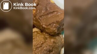 Yummy food for my tummy xxx scat mistress eat shit