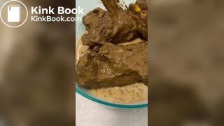 Yummy food for my tummy xxx scat mistress eat shit