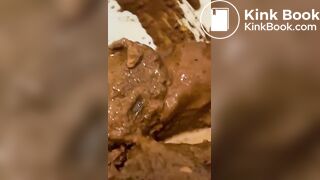 Yummy food for my tummy xxx scat mistress eat shit