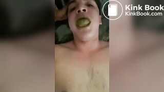 eating another man's shit & drinking his piss