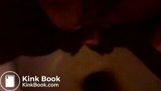 Ebony teen Pussy Play While Shittin